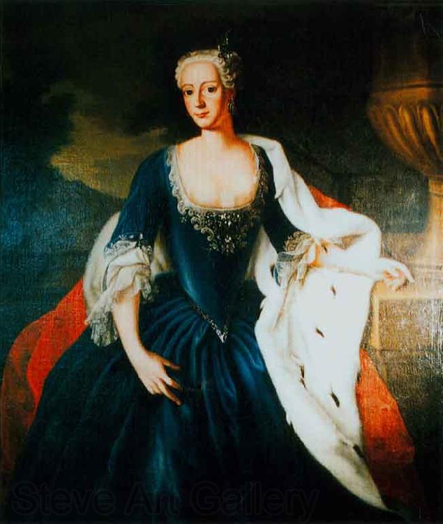 Johann Heinrich Schonfeldt Markgrafin Friederike Louise von Brandenburg Ansbach France oil painting art